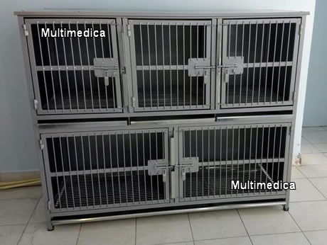 Mueble de Jaulas Para Perros y Gatos (Mascotas) con 5 Jaulas 